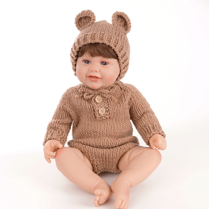 <span class=keywords><strong>Bebe</strong></span> africano recién nacido realista ladrillos personalizados Mini cocina Carro de madera arte hombres marcas <span class=keywords><strong>Reborn</strong></span> silicona bebé muñeca - Product Image 1