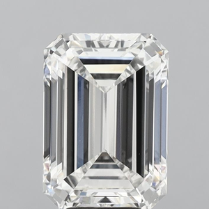 Diamant blanc de laboratoire de qualité supérieure, taille émeraude, 6,06 carats, à éclat brillant, pour la fabrication de bijoux de luxe - Product Image 2