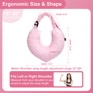 Pink Mottled Nursing Pillow Cover U Shape Breastfeeding Positioner <b>Memory</b> <b>Foam</b> Support <b>Cushion</b> Customized - Product Image 2