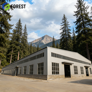 Grande structure en acier préfabriquée lourde avec soudure pour hall d'exposition, conception à portée libre, salles de foire et d'événements - Product Image 1