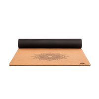 Tapis de yoga en liège personnalisé 5mm écologique direct d'usine qualité supérieure pour la livraison directe