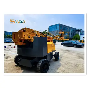 Manufacture top quality sky lift electric diesel self propelled boom lift arm articulated platform tables for picking fruits