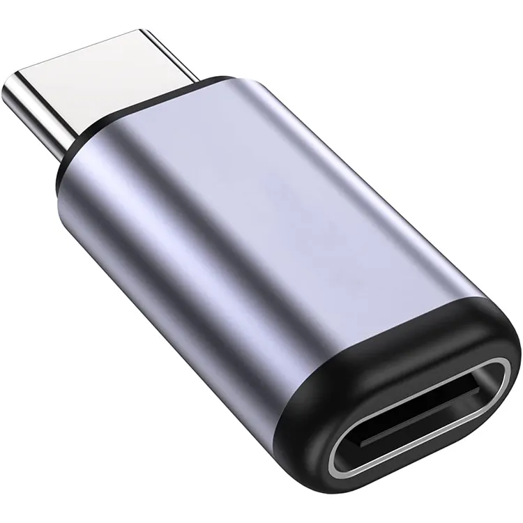 Adaptateur USB C mâle vers femelle Adaptateur USB C vers USB C Support 100W Charge rapide 40Gbps Données