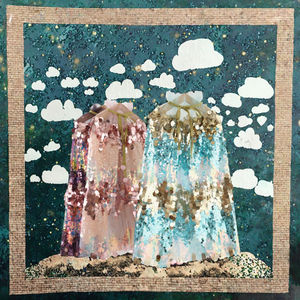 Cape de sirène personnalisée <span class=keywords><strong>SunM</strong></span> Boutique pour enfants, en tulle et paillettes, lavable, douce, longue, toutes saisons, pour les fêtes préscolaires et scolaires - Product Image 3