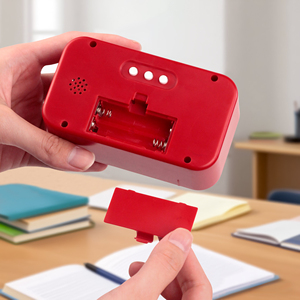 Đa chức năng Tây Ban Nha kỹ thuật số <span class=keywords><strong>LCD</strong></span> đồng hồ báo thức với nhiệt kế và giọng nói cho Nhà Kỹ thuật số Đồng hồ bàn - Product Image 4