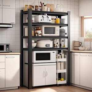 Étagère de rangement de cuisine multifonctionnelle sous étagère en acier laminé à froid, design minimaliste pour organisateurs de cuisine - Product Image 3