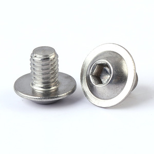 Vis autotaraudeuse à tête ronde électronique en acier au carbone, zinguée blanc, avec méson - Product Image 3