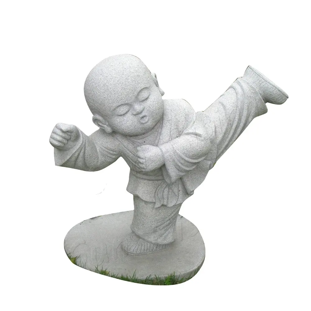 High Quality Garden Kung Fu Granite Baby Buddha Statue For Sale