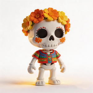 Figura de PVC Personalizada, Estilo Día de Muertos, Pequeño Esqueleto Decorativo - Product Image 6