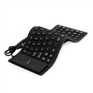 85/109-<b>key</b> Silent <b>USB</b> Wired Keyboard, Foldable Silicone Wired Keyboard, Waterproof and Dustproof Soft Keyboard - Product Image 6