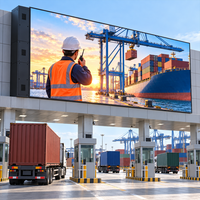 Panneau LED extérieur P6.67 étanche IP65 7680Hz, raccordement sans soudure, garantie 3 ans pour les fournitures de signalisation de conteneurs et de ports douaniers