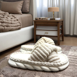 Nouvelles pantoufles d'intérieur pour femmes, design adorable, printemps été automne, dessin animé, animaux mignons, pantoufles en lin - Product Image 4