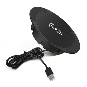 Meilleures ventes 2025 <span class=keywords><strong>Chargeur</strong></span> sans fil invisible 30mm sous le bureau <span class=keywords><strong>Chargeur</strong></span> Table de meuble <span class=keywords><strong>Chargeur</strong></span> invisible caché de bureau - Product Image 2