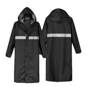 Impermeable largo de una pieza, cubierta de tela Oxford impermeable para todo el cuerpo, impermeable para trabajo en obras de construcción, impermeable unisex - Product Image 5