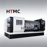 Torno CNC Horizontal de Bancada Plana de Alta Precisión, de un Solo Husillo, Automático y de Uso Pesado, Modelo QK1319 con Sistema de Control GSK