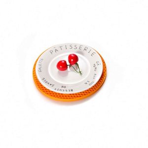 Almohadilla de silicona redonda para ollas y sartenes con soporte para cucharas y almohadillas antideslizantes para tarros, artículos de cocina de goma para el hogar - Product Image 3