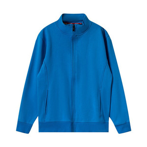 Invierno peso pesado cálido polar de gran tamaño Zip up Drop Shoulder Hoodie hombres Casual bordado Stand-up Collar chaqueta - Product Image 1