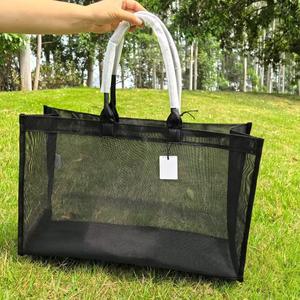 <span class=keywords><strong>Bolso</strong></span> de mano de malla AloStyle, <span class=keywords><strong>bolso</strong></span> de playa transparente para mujer, <span class=keywords><strong>bolso</strong></span> ligero para el hombro, <span class=keywords><strong>bandolera</strong></span>, para yoga, fitness, deportes, <span class=keywords><strong>bolso</strong></span> <span class=keywords><strong>mediano</strong></span> - Product Image 2