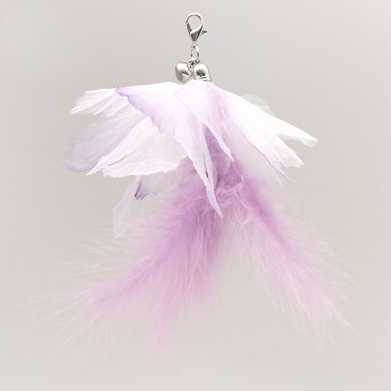 Fleur de sept couleurs violet