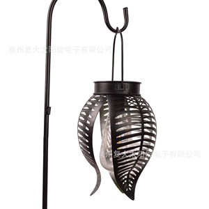 Lampe solaire à LED en métal pour extérieur, décoration de jardin, résistante à l'eau, autoportante, 6V DC, alimentée par énergie solaire mono Si - Product Image 3