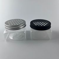 Pot en plastique d'aromathérapie avec couvercles en aluminium PET 120ml 150ml 200ml bouteilles de gel à couvercle creux perles de parfum conteneurs d'emballage
