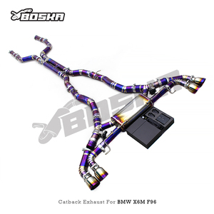 Sistema <span class=keywords><strong>de</strong></span> <span class=keywords><strong>Escape</strong></span> <span class=keywords><strong>de</strong></span> Alto Flujo Boska Valvetronic Catback <span class=keywords><strong>de</strong></span> Titanio para BMW X5M F95 X6M F96 S63, Precio <span class=keywords><strong>de</strong></span> Fábrica - Product Image 2