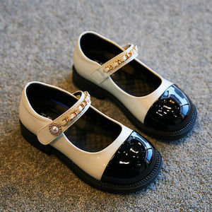 Groothandel kinderschoenen Mary Janes 2026 lente herfst nieuw binnenkomst zachte meisjes zwarte lederen schoenen prinsessenjurk schoenen voor kinderen - Product Image 5