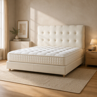 Matelas à ressorts ensachés Queen King Size, tufté à la main, matelas anti-pression en boîte, livraison facile pour la chambre à coucher