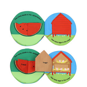 Juguete educativo ecológico personalizado, juguetes educativos, <span class=keywords><strong>libro</strong></span> de tela Peek-a-boo - Product Image 4