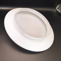 Abat-jour en verre soufflé blanc laiteux, diffuseur de lumière douce pour plafonnier, diamètre 450 mm, fabricant Dongguan JYD-A002