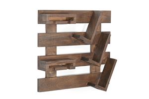 Barra de pared de madera de mango con acabado efecto quemado, la más vendida, material de madera de mango a precio mayorista - Product Image 3