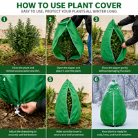 Couverture de protection hivernale pour plantes de jardin, fleurs, légumes et jeunes arbres fruitiers, 1m x 1,6m