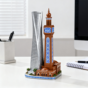 Statua Personalizzata in Resina del Medio Oriente Arabia Saudita Souvenir Struttura Architettonica Regalo per il Festival del Ramadan Eid Al Adha - Product Image 4