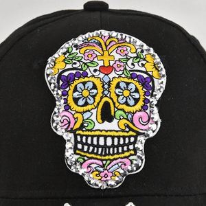 Gorras de Béisbol de Mezclilla con Visera Curva para Hombre y Mujer, Gorras Snapback al por Mayor, Gorras de Béisbol con Pedrería - Product Image 2