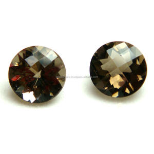 Quartz fumé pierres précieuses taillées à facettes ovale couleur semi-précieuse pierre précieuse faite à la main taille libre LOT Quartz fumé pierre précieuse en vrac - Product Image 4