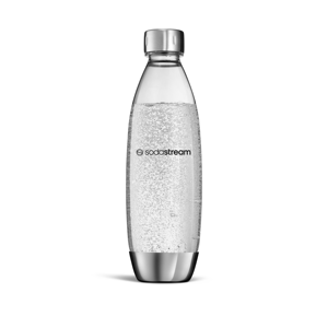 Bouteille à fusible Sodastream 1L avec finition en acier inoxydable, lavable au lave-vaisselle - Product Image 1