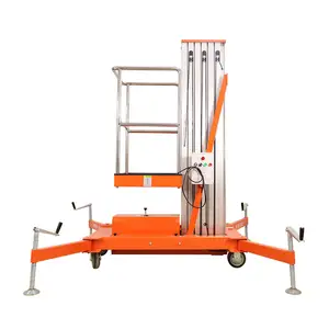 4M 6M 8M 10M 12M 14M 16M Hoge Lifting Verticale Mast Aluminium Elektrische hoogwerker Lift