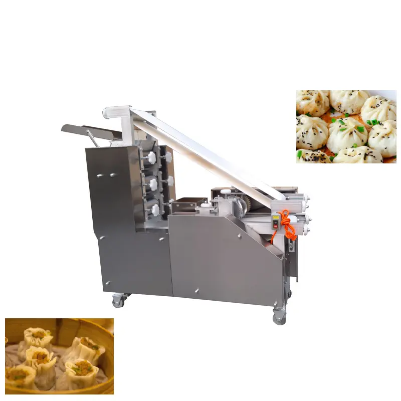 Automatische Chapati Pasta Tortilla Papad Momo Empanada Tortill Samosa Gyoza Wonton Loempia Maker Knoedel Huid Wrapper Machine