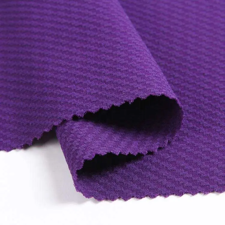 TSP 197GSM gewebtes lila Kleid aus massivem Stretch material aus Jacquard material