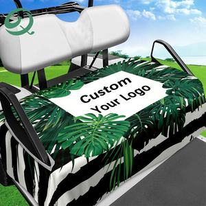 Cojín de asiento de microfibra nuevo personalizado de fábrica, funda de asiento de carrito de Golf, cojín de secado rápido, manta de toalla de asiento de carrito de Golf - Product Image 1