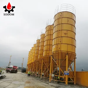 Produsen silo silos penyimpanan kalsium karbonat menyediakan 100 ton hingga 1000 ton harga silo semen