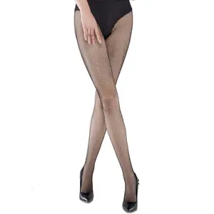 Cmax collant all'ingrosso calze a rete moda Sexy collant Crotchless calze da donna