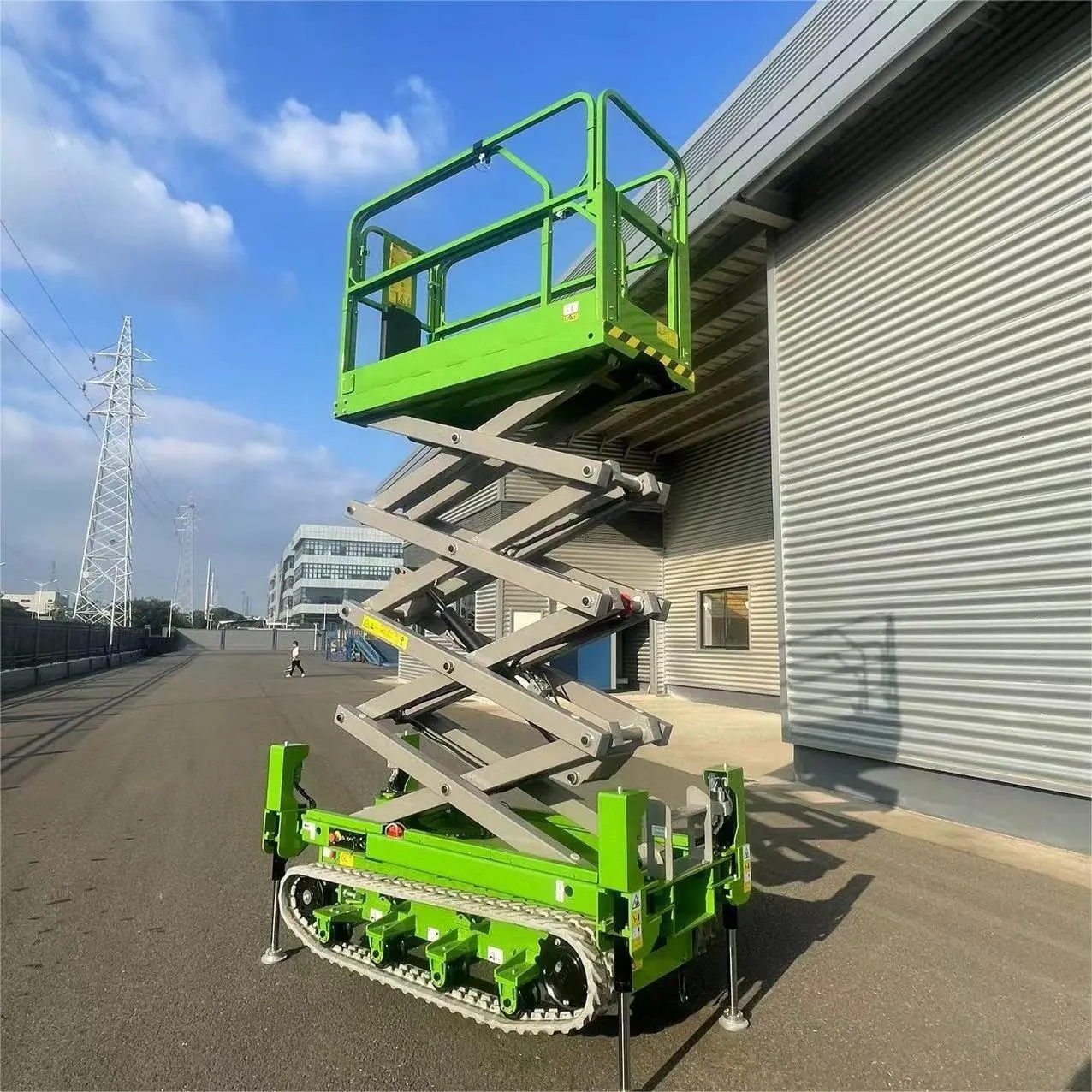 6.6M scissor lift platform Mini working platform man lift with CE