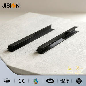Tiradores de Lujo para Muebles de Aluminio, Doble Color, Barra en T, Dorado, Negro, <span class=keywords><strong>Blanco</strong></span>, Fabricantes de Tiradores Modernos para Gabinetes de Cocina - Product Image 4