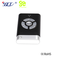 Control Remoto Universal para Puertas de Garaje y Hogar, 433MHz, con Código de Aprendizaje, de Plástico, sin Baterías