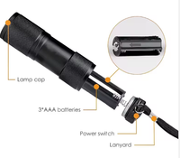 Lampe torche UV LED 395nm en alliage d'aluminium, indice de protection IP54, 1000+ lumens, pile AAA, véritable détecteur de billets contrefaits, mini lumière blanche, cadeau promotionnel