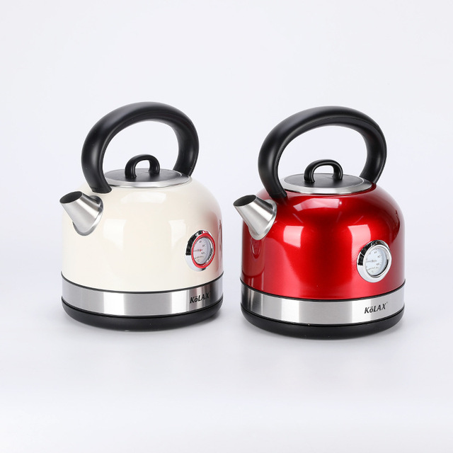 Kolax High-quality Foreign Trade Portable Electric Kettle With Temperature Display 1.7l Large Capacity 304 Stainless Steel Liner