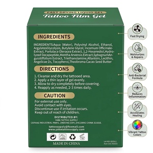 ยาบา ชุดฟิล์มป้องกันรอยสักแบบแห้งเร็ว ช่วยฟื้นฟูรอยสักเก่า พร้อมเจลบำรุงหลังสัก - Product Image 3