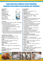 Vitboo Paquet de 1L de concentré de calcium liquide pour volaille et bétail avec logo personnalisé Supplément de calcium avec oligo-éléments