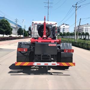 Camión de basura de carga de transmisión Manual de gran venta, contenedor de basura de combustible diésel, carga trasera, camión de 14-16 metros cúbicos - Product Image 4